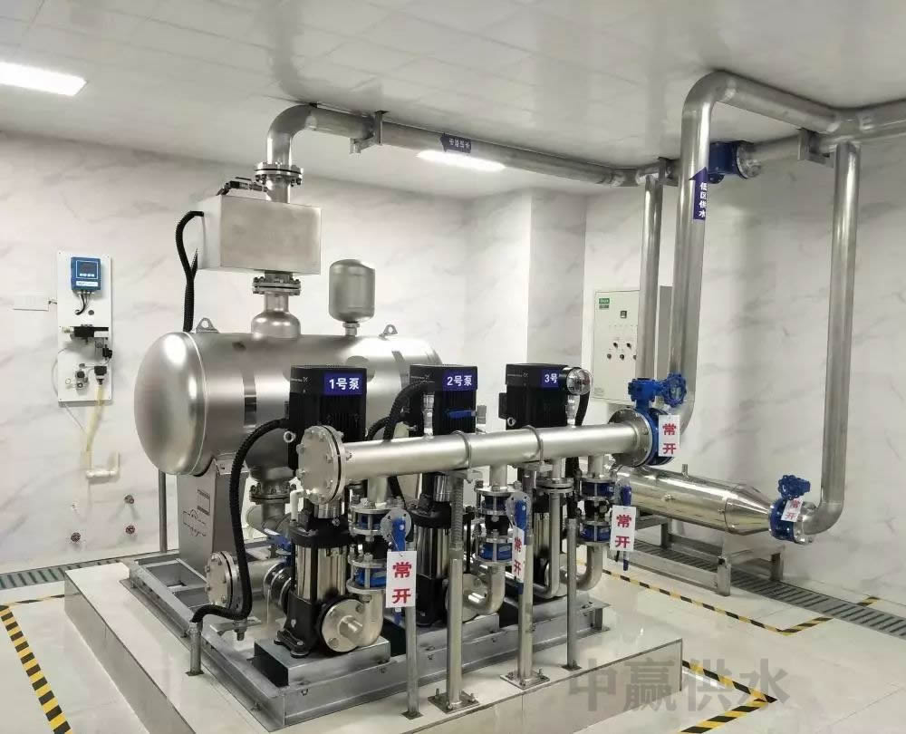 Box type variable frequency water supply equipment improves water quality and opens up a new mode